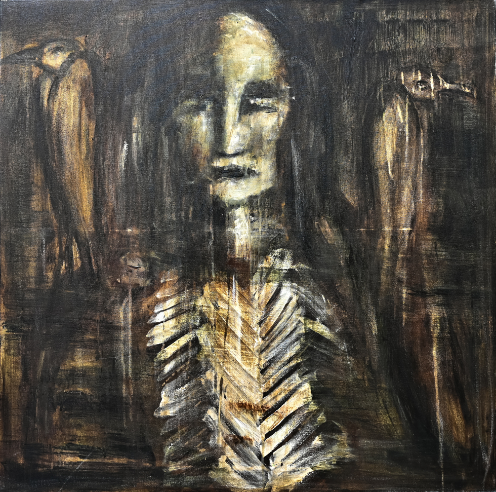 Black Crowe -acrylic on canvas