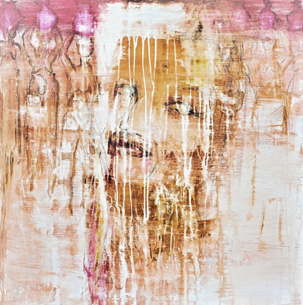 La Vie en Rose -acrylic on canvas